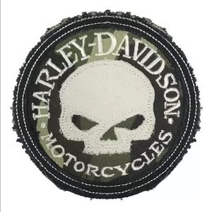 Harley-Davidson® Camo Willie G Skull Emblem Patch